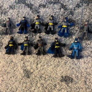 Multiple Batman figurines- 11 total